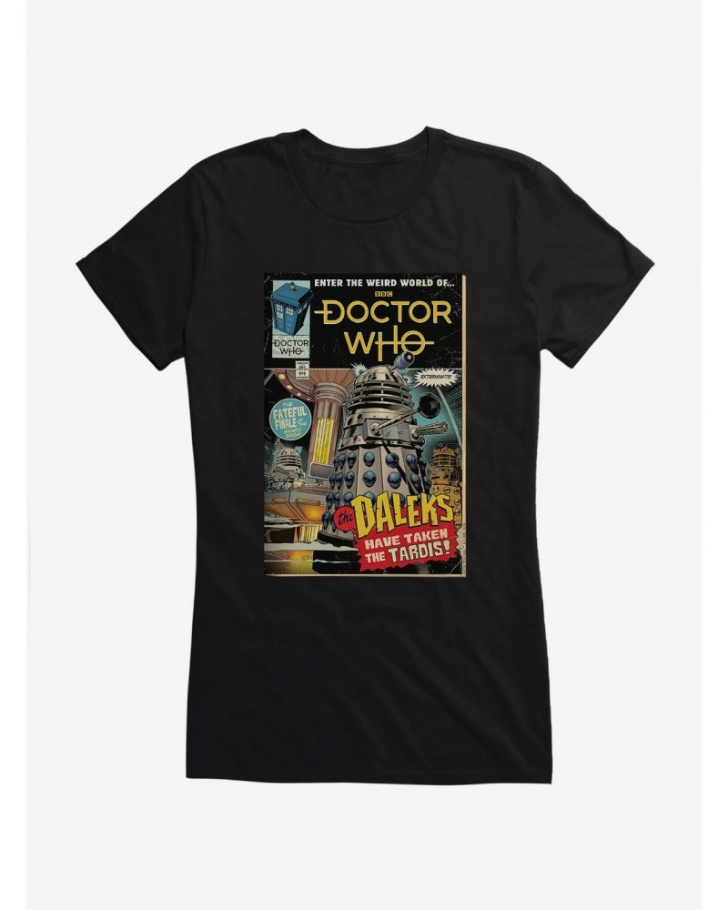 Doctor Who Daleks Takeover Comic Cover Girls T-Shirt $8.47 T-Shirts