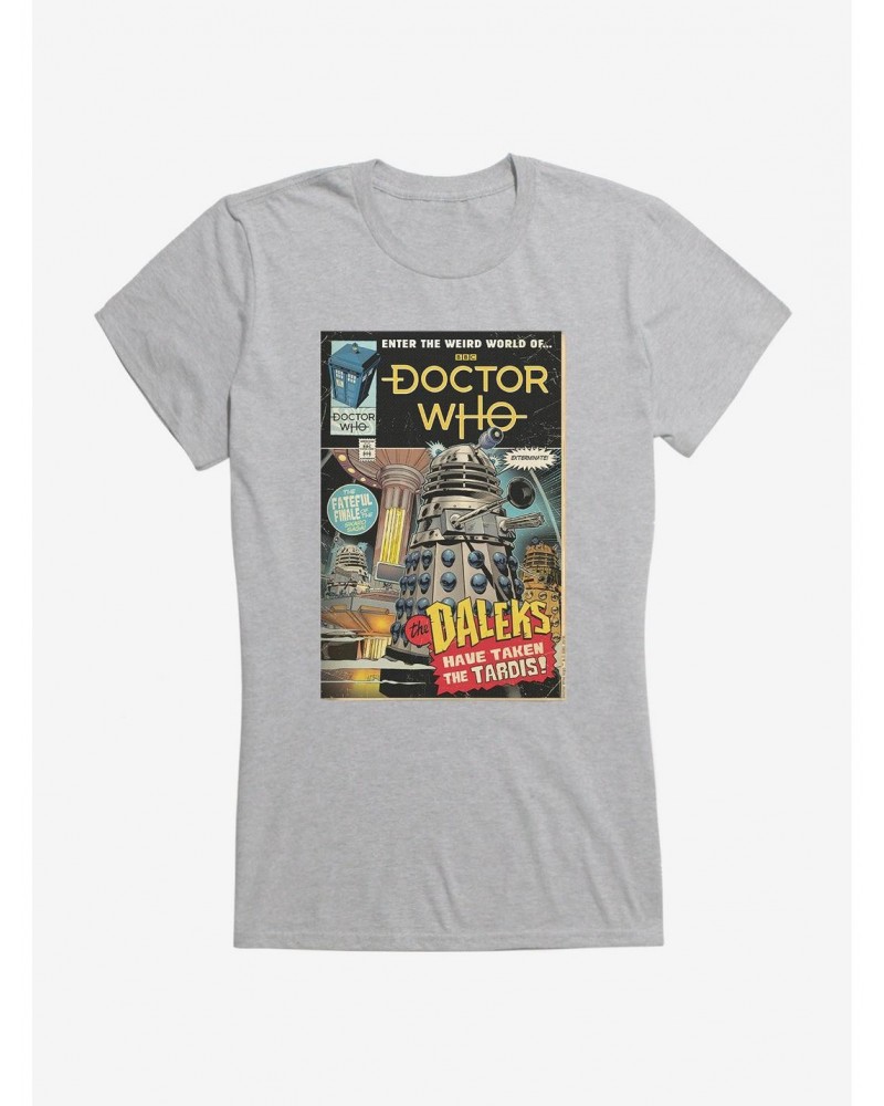 Doctor Who Daleks Takeover Comic Cover Girls T-Shirt $8.47 T-Shirts