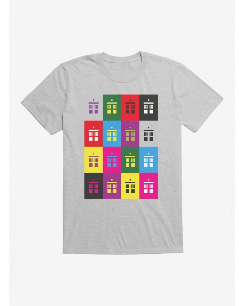 Doctor Who TARDIS Silhouette Box Up T-Shirt $10.28 T-Shirts