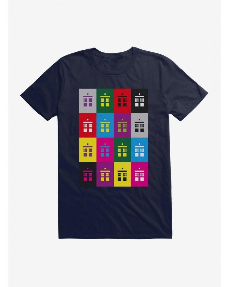 Doctor Who TARDIS Silhouette Box Up T-Shirt $10.28 T-Shirts