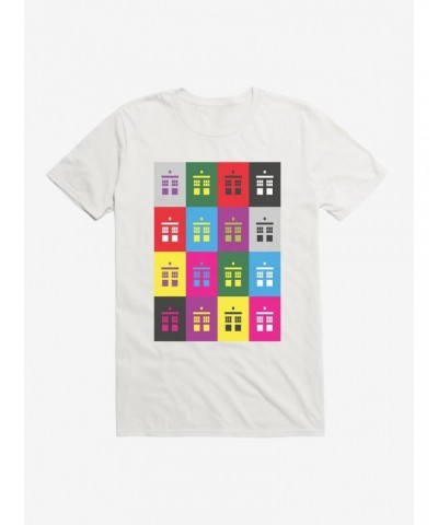 Doctor Who TARDIS Silhouette Box Up T-Shirt $10.28 T-Shirts