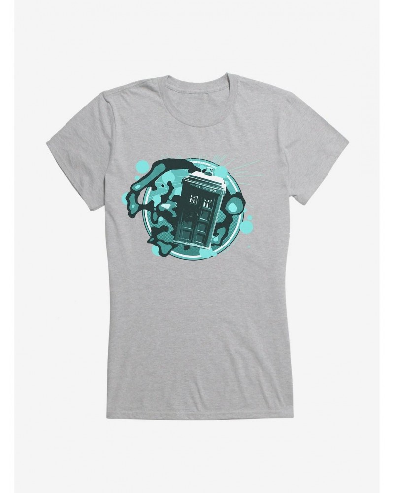 Doctor Who TARDIS Timey Wimey Girls T-Shirt $12.45 T-Shirts