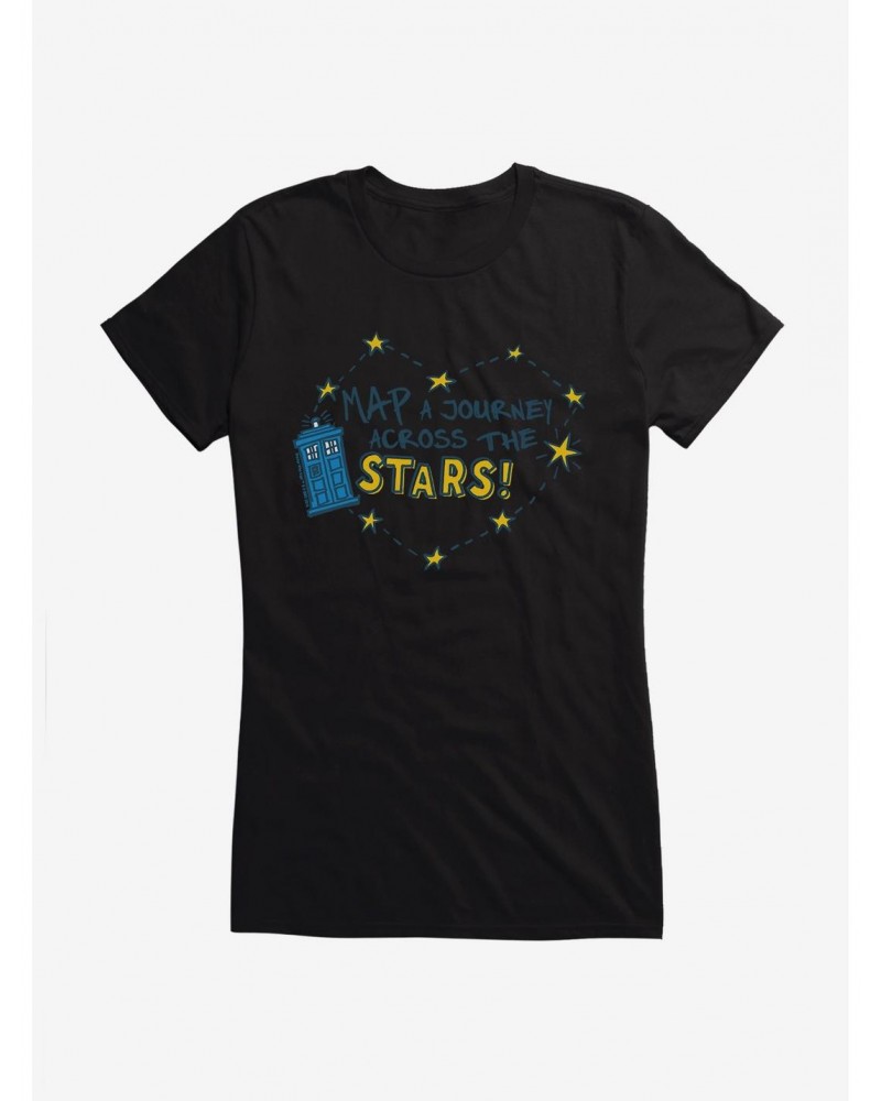 Doctor Who TARDIS Across The Stars Girls T-Shirt $11.45 T-Shirts