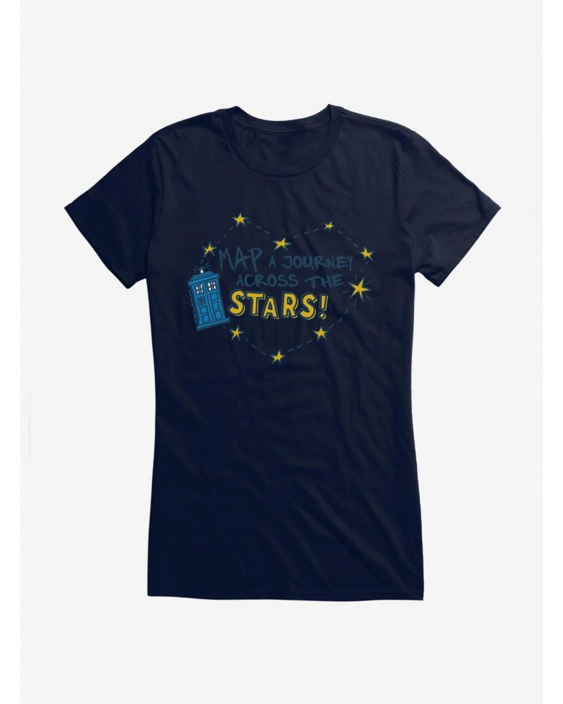 Doctor Who TARDIS Across The Stars Girls T-Shirt $11.45 T-Shirts