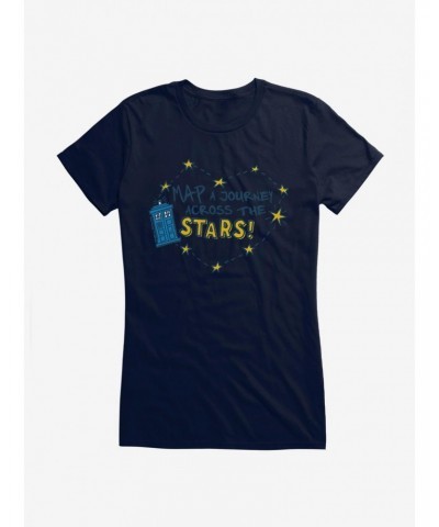 Doctor Who TARDIS Across The Stars Girls T-Shirt $11.45 T-Shirts