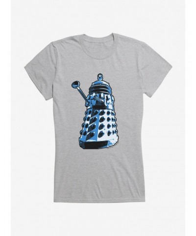 Doctor Who Blue Dalek Girls T-Shirt $11.70 T-Shirts