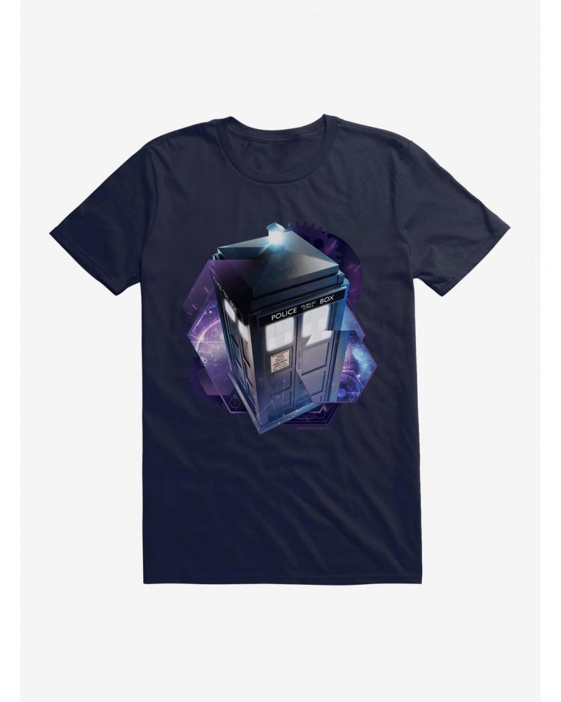 Doctor Who TARDIS Gears T-Shirt $11.71 T-Shirts