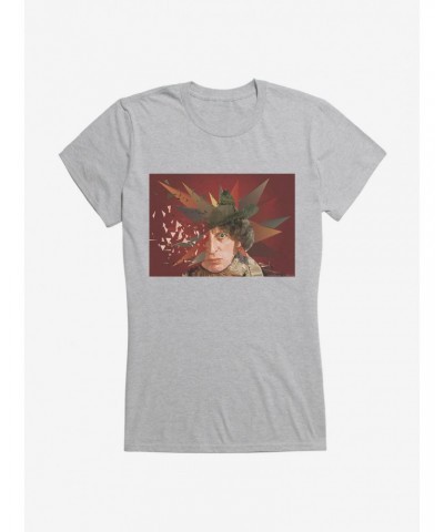 Doctor Who The Fourth Doctor Geometric Art Girls T-Shirt $9.96 T-Shirts