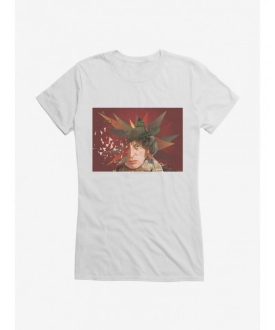 Doctor Who The Fourth Doctor Geometric Art Girls T-Shirt $9.96 T-Shirts