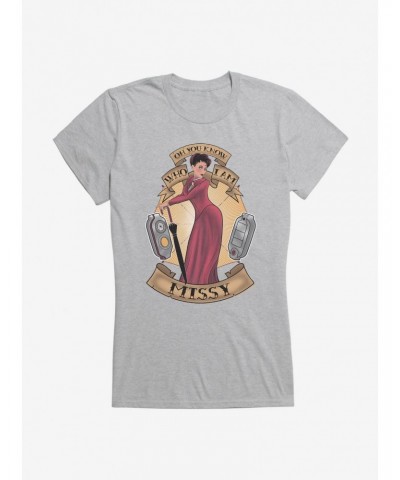 Doctor Who Oh You Know Who I Am Girls T-Shirt $9.21 T-Shirts