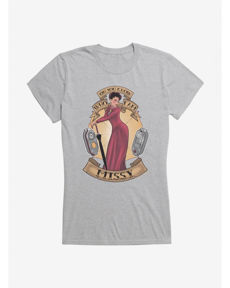 Doctor Who Oh You Know Who I Am Girls T-Shirt $9.21 T-Shirts