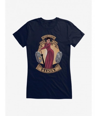 Doctor Who Oh You Know Who I Am Girls T-Shirt $9.21 T-Shirts