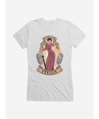 Doctor Who Oh You Know Who I Am Girls T-Shirt $9.21 T-Shirts