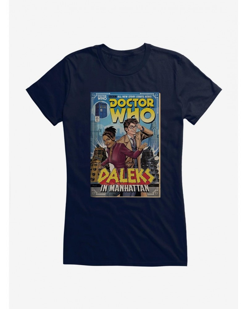 Doctor Who Daleks In Manhattan Girls T-Shirt $11.70 T-Shirts