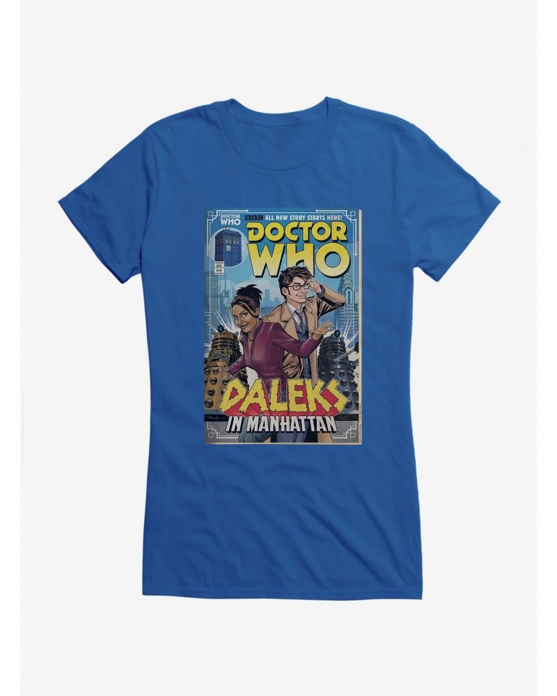 Doctor Who Daleks In Manhattan Girls T-Shirt $11.70 T-Shirts