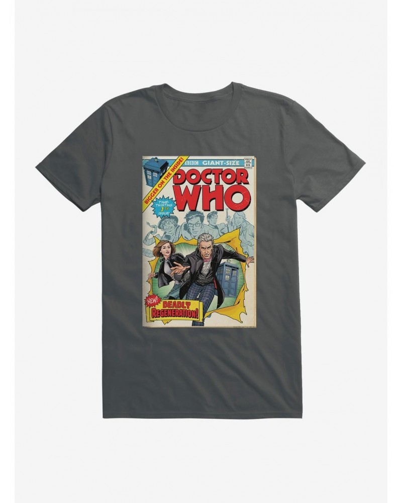 Doctor Who Twelfth Doctor Deadly Regeneration Comic T-Shirt $8.37 T-Shirts