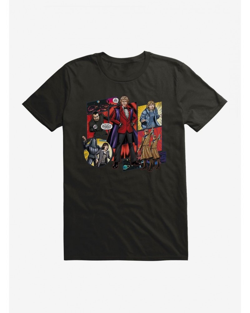 Doctor Who The Third Doctor Comic Scene T-Shirt $8.84 T-Shirts