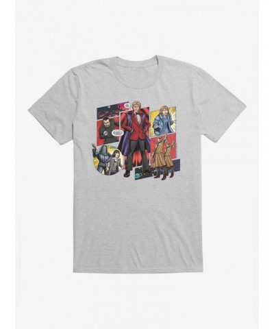 Doctor Who The Third Doctor Comic Scene T-Shirt $8.84 T-Shirts