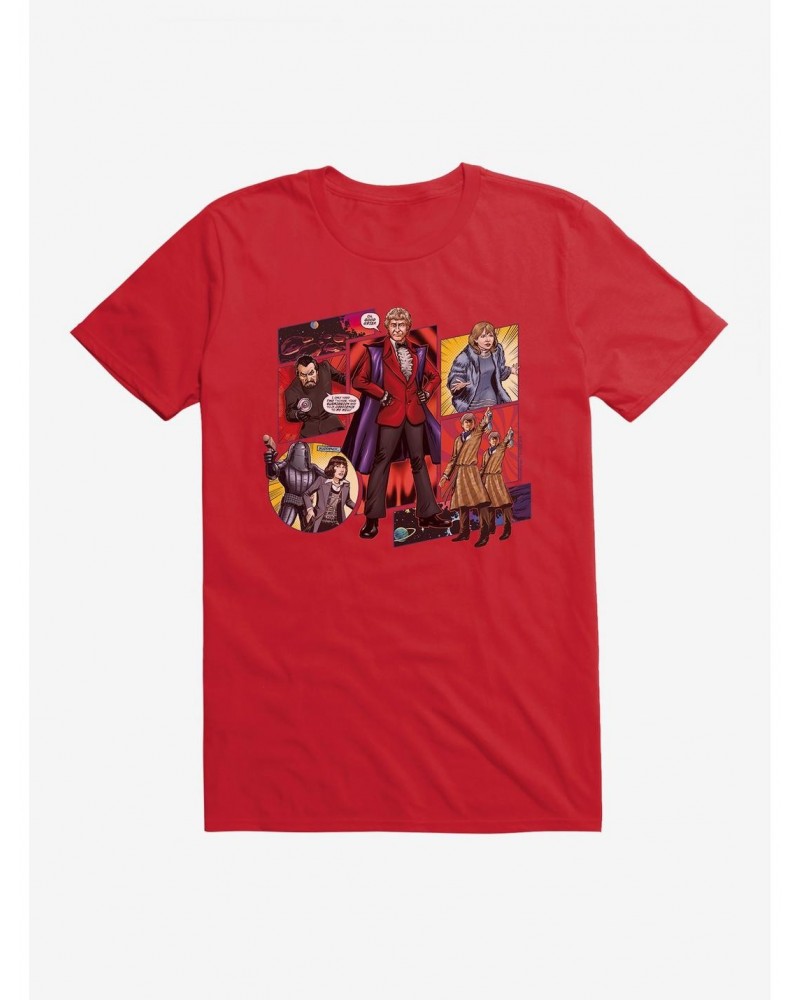 Doctor Who The Third Doctor Comic Scene T-Shirt $8.84 T-Shirts