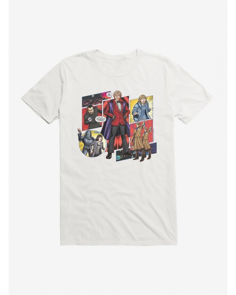 Doctor Who The Third Doctor Comic Scene T-Shirt $8.84 T-Shirts