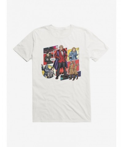 Doctor Who The Third Doctor Comic Scene T-Shirt $8.84 T-Shirts