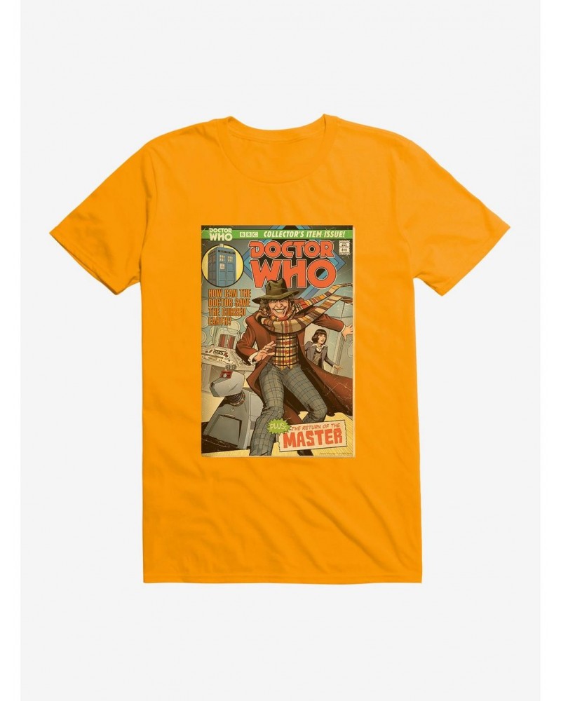 Doctor Who The Fourth Doctor And K9 Comic Cover T-Shirt $10.76 T-Shirts