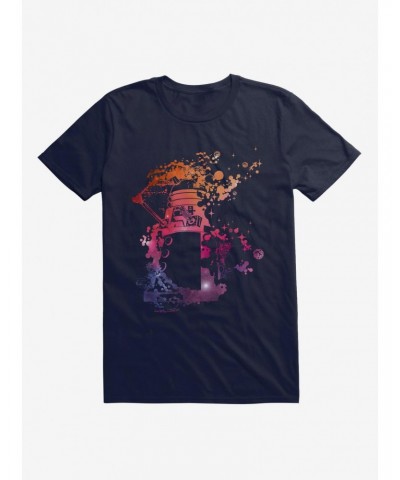 Doctor Who Dalek Splatter Art T-Shirt $9.32 T-Shirts