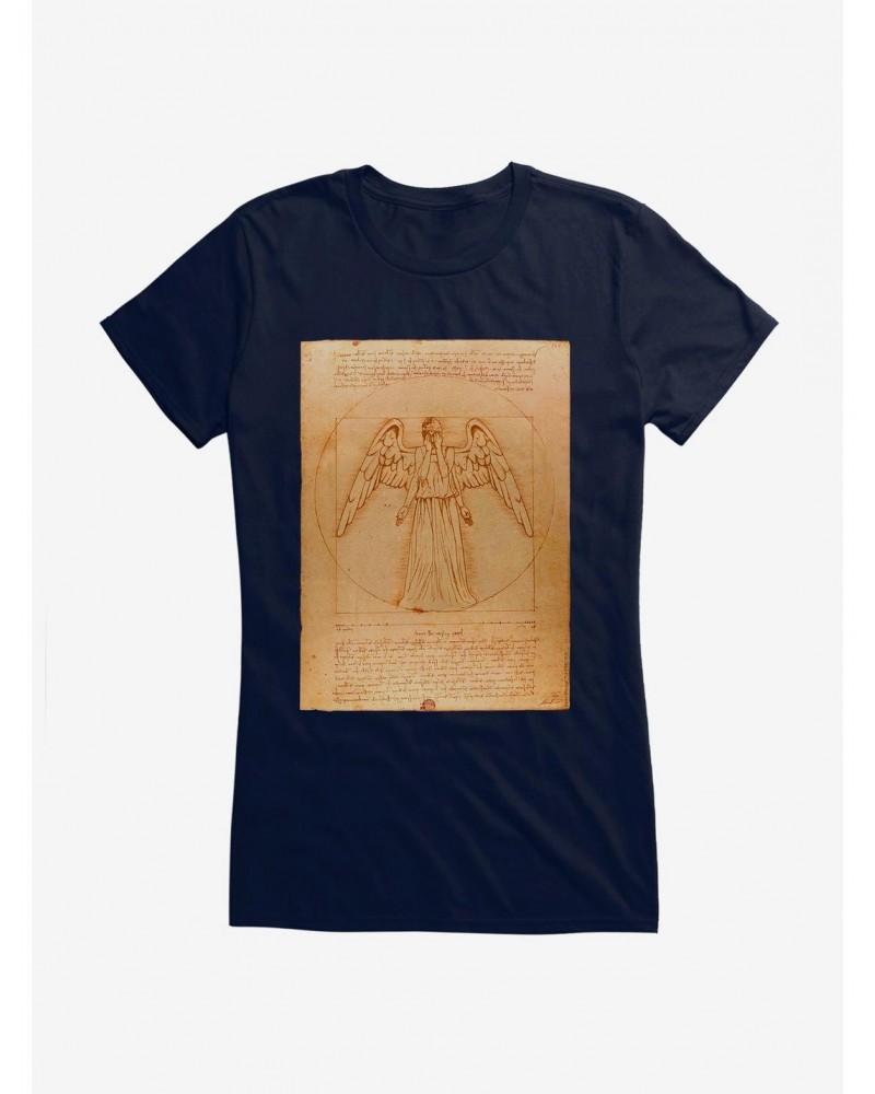 Doctor Who Weeping Angels Girls T-Shirt $10.71 T-Shirts