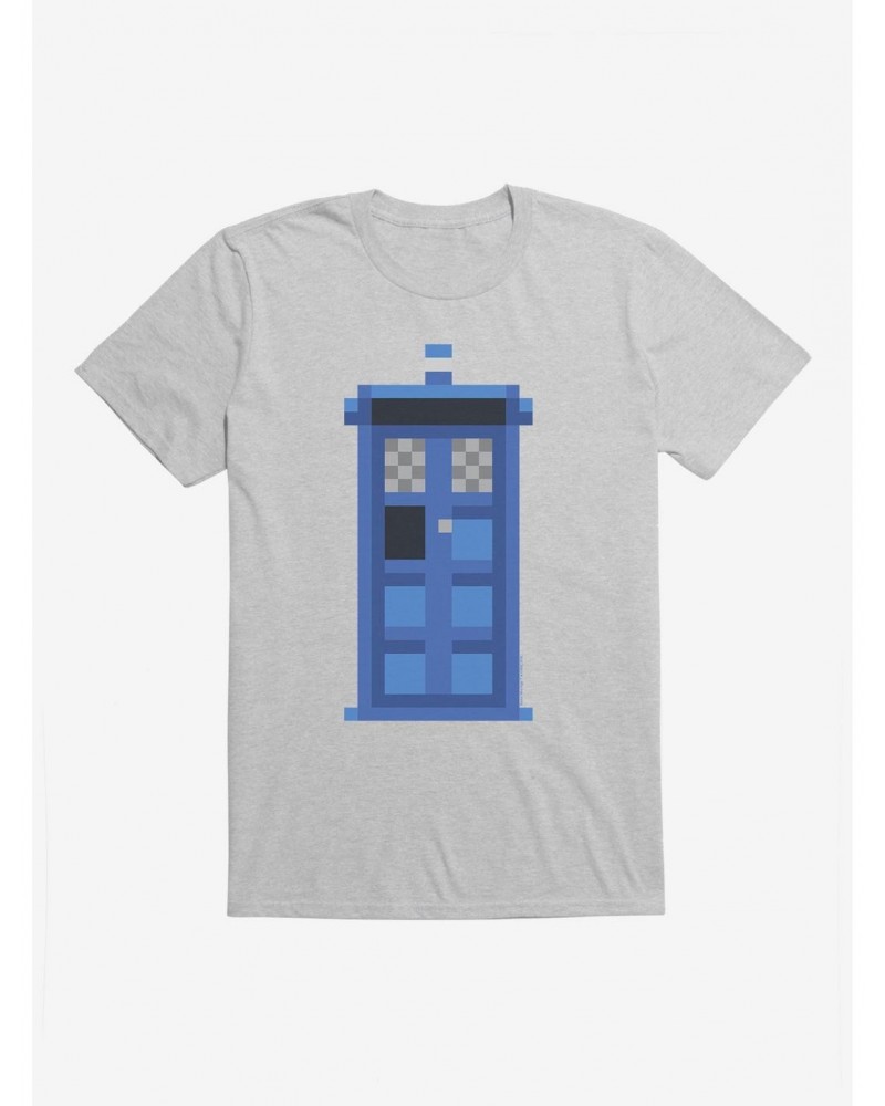 Doctor Who TARDIS Classic Pixelated T-Shirt $11.71 T-Shirts