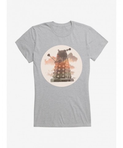 Doctor Who Dalek In The Clouds Girls T-Shirt $8.22 T-Shirts