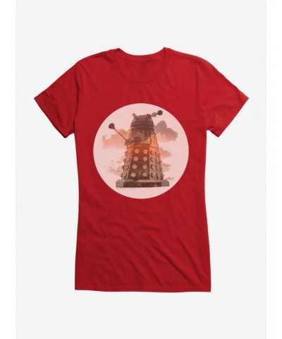 Doctor Who Dalek In The Clouds Girls T-Shirt $8.22 T-Shirts