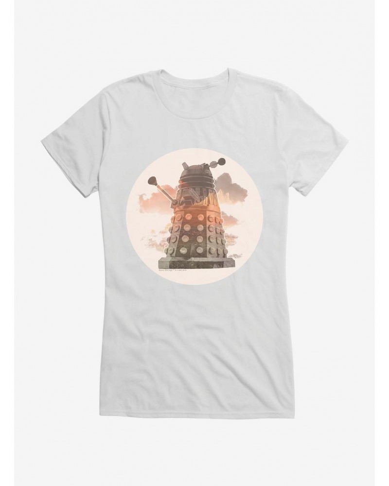 Doctor Who Dalek In The Clouds Girls T-Shirt $8.22 T-Shirts