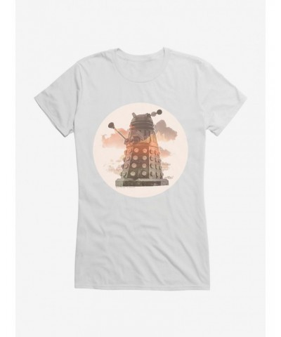 Doctor Who Dalek In The Clouds Girls T-Shirt $8.22 T-Shirts