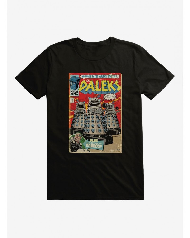 Doctor Who No Power Can Stop The Daleks T-Shirt $7.17 T-Shirts