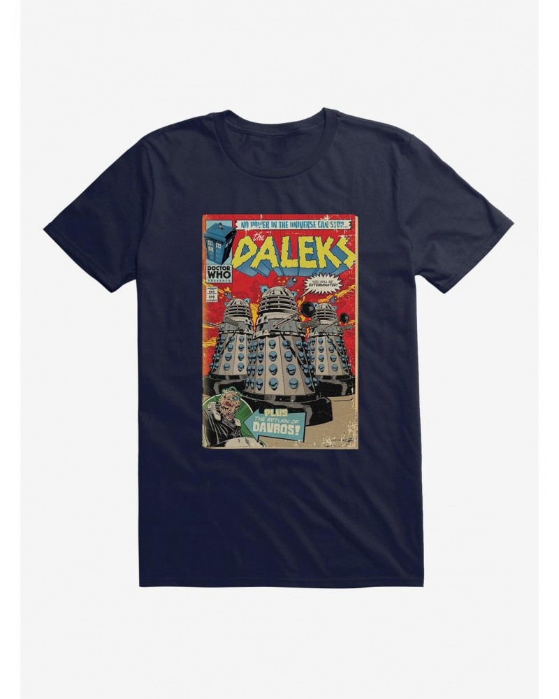 Doctor Who No Power Can Stop The Daleks T-Shirt $7.17 T-Shirts