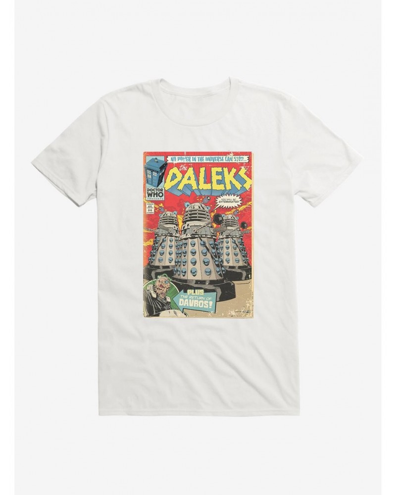 Doctor Who No Power Can Stop The Daleks T-Shirt $7.17 T-Shirts