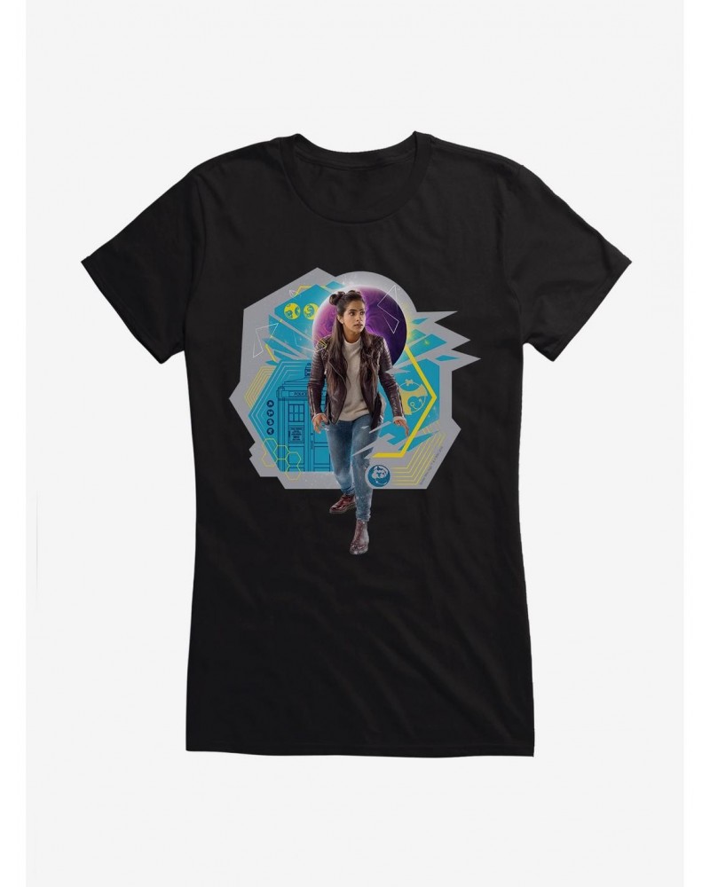 Doctor Who The Thirteenth Doctor Yasmin Khan Girls T-Shirt $11.21 T-Shirts