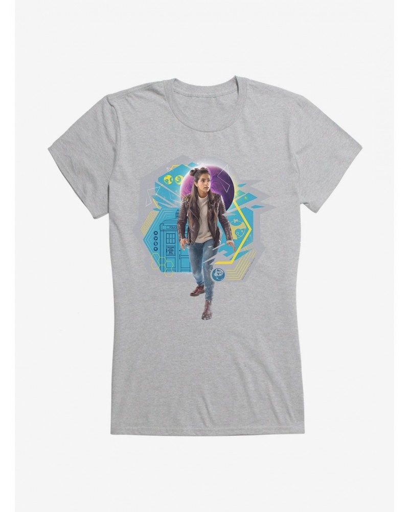 Doctor Who The Thirteenth Doctor Yasmin Khan Girls T-Shirt $11.21 T-Shirts