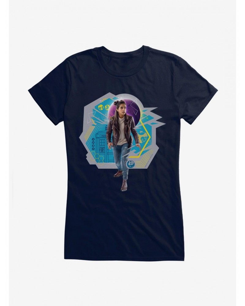 Doctor Who The Thirteenth Doctor Yasmin Khan Girls T-Shirt $11.21 T-Shirts