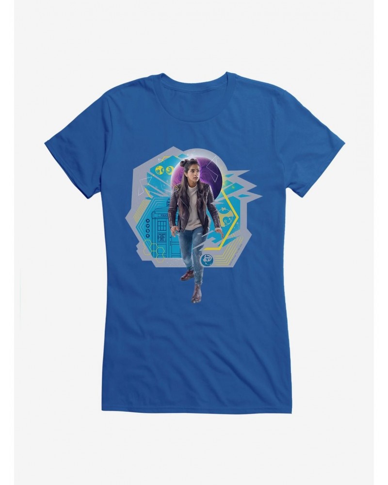 Doctor Who The Thirteenth Doctor Yasmin Khan Girls T-Shirt $11.21 T-Shirts