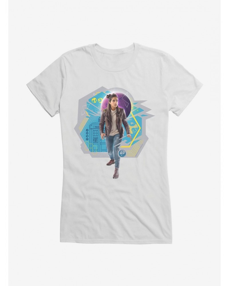 Doctor Who The Thirteenth Doctor Yasmin Khan Girls T-Shirt $11.21 T-Shirts