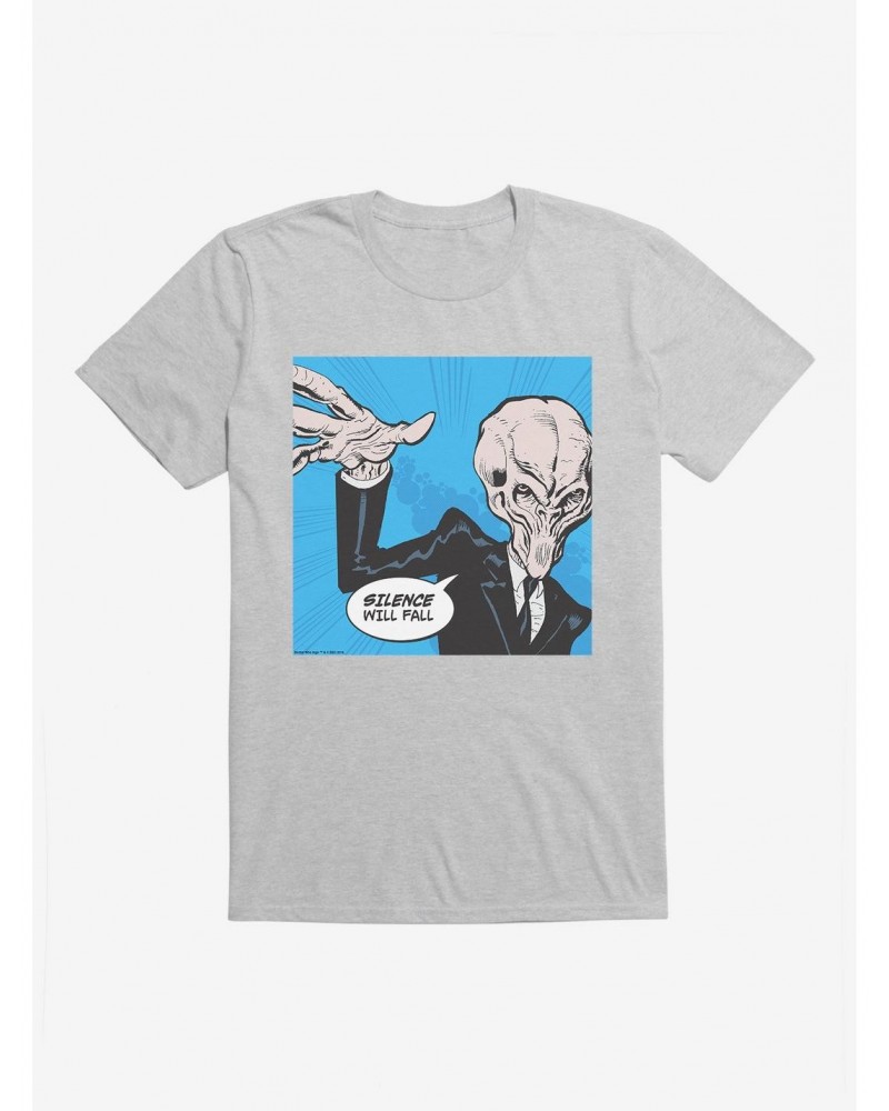 Doctor Who Silence Will Fall Pop Art T-Shirt $8.60 T-Shirts