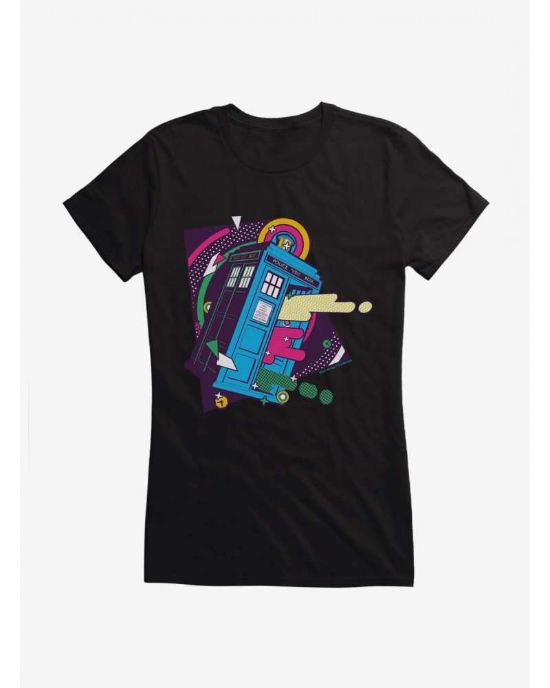 Doctor Who TARDIS Bigger On The Inside Pop Art Girls T-Shirt $11.70 T-Shirts