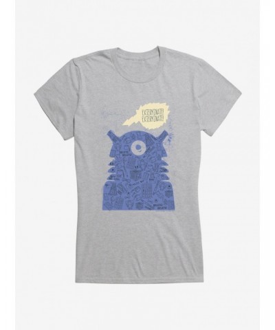 Doctor Who Dalek Collage Girls T-Shirt $9.21 T-Shirts