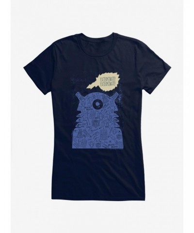 Doctor Who Dalek Collage Girls T-Shirt $9.21 T-Shirts