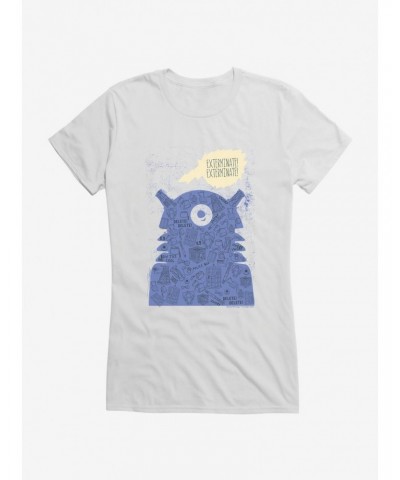 Doctor Who Dalek Collage Girls T-Shirt $9.21 T-Shirts