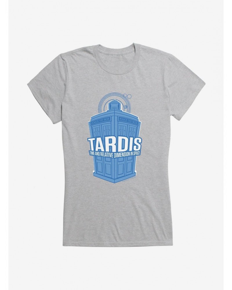 Doctor Who TARDIS Acronym Bold Script Girls T-Shirt $9.71 T-Shirts