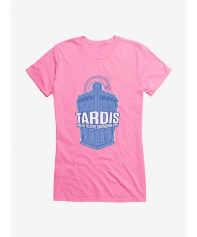 Doctor Who TARDIS Acronym Bold Script Girls T-Shirt $9.71 T-Shirts