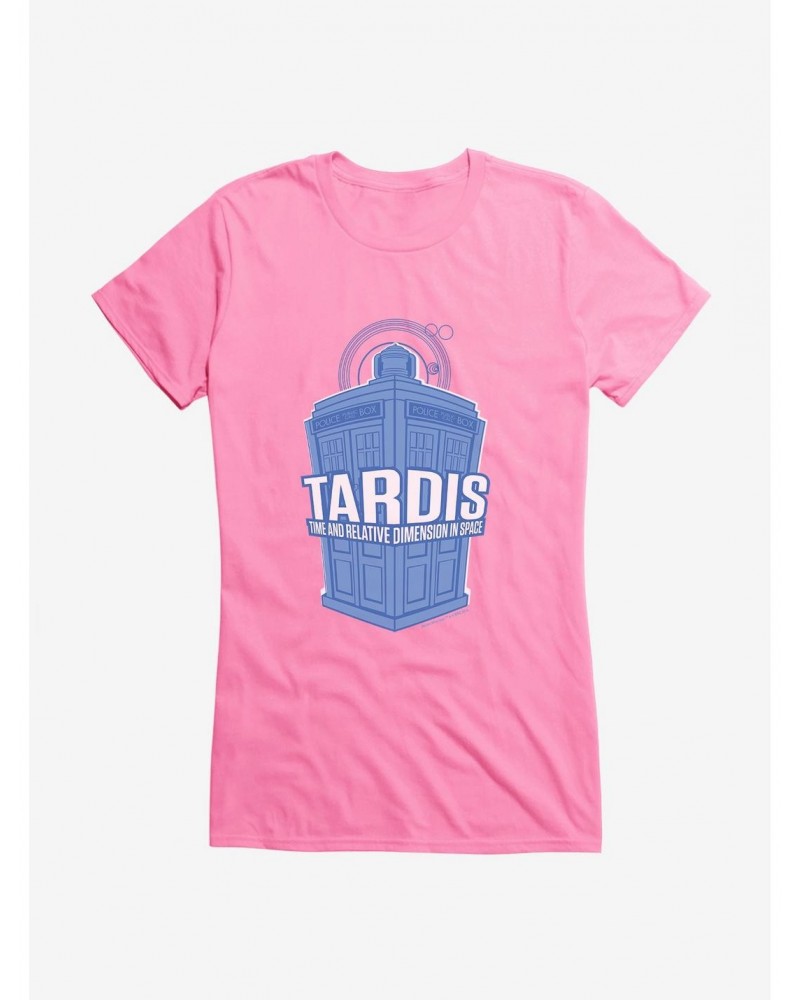 Doctor Who TARDIS Acronym Bold Script Girls T-Shirt $9.71 T-Shirts