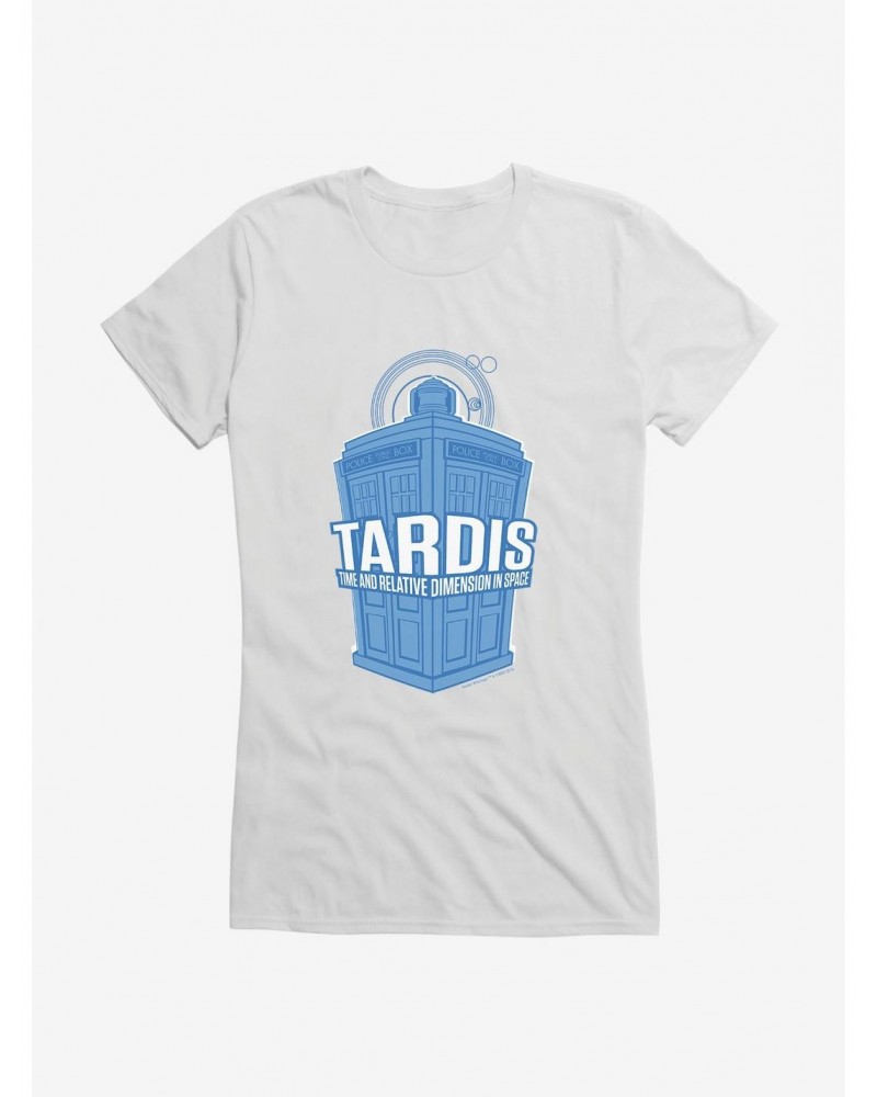 Doctor Who TARDIS Acronym Bold Script Girls T-Shirt $9.71 T-Shirts